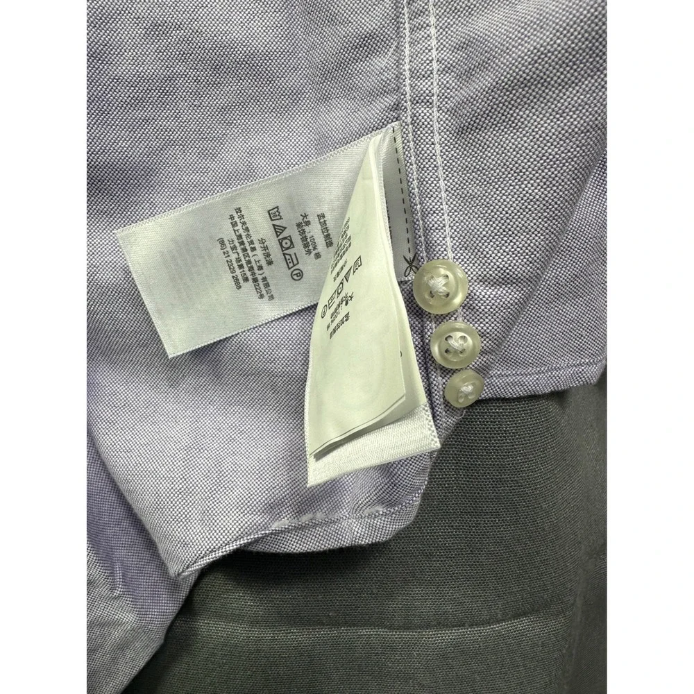Polo Ralph Lauren Men 4XLT Classic Fit Oxford Shirt Purple Long Sleeve Button DW